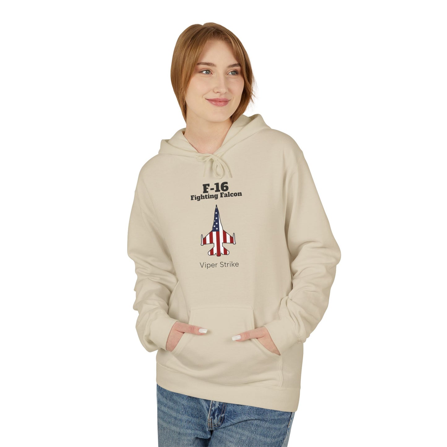 F-16 Fighting Falcon Hoodie Front Print