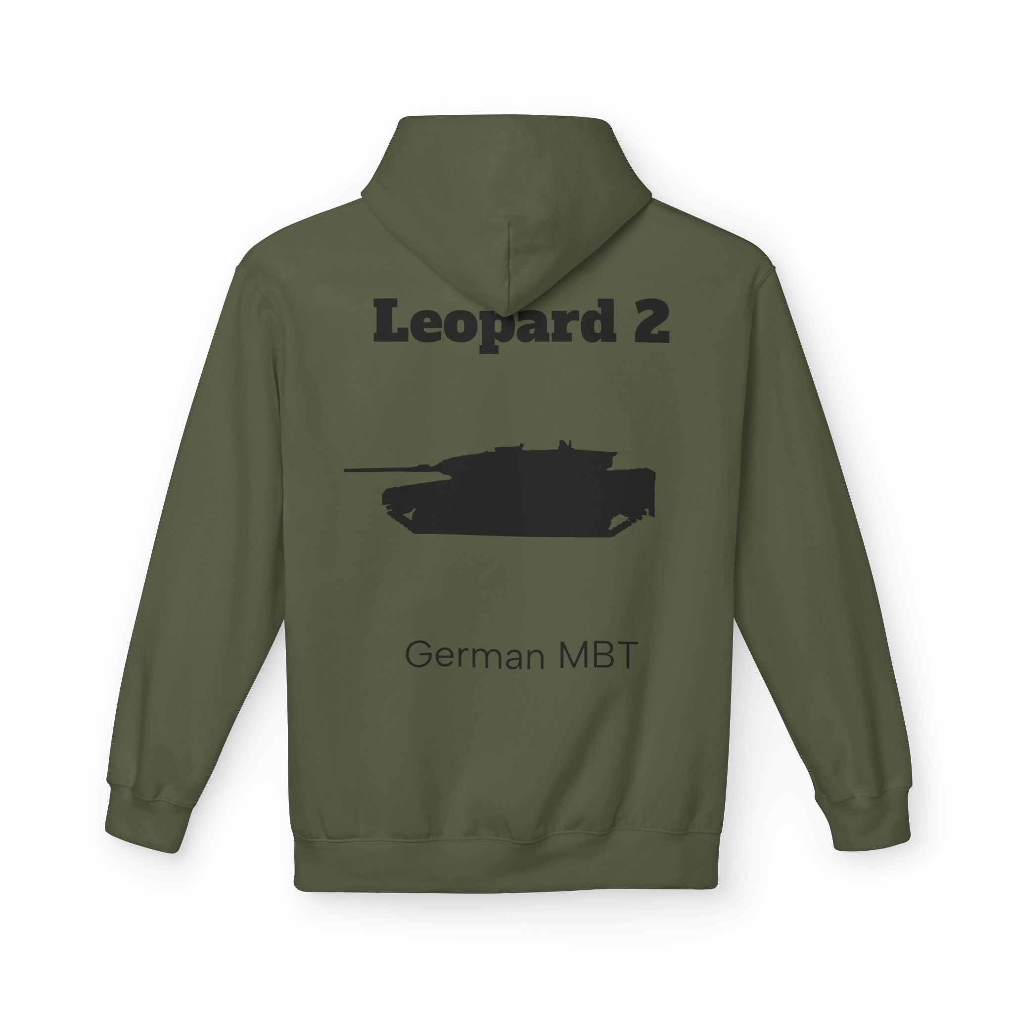 Leopard 2 German MBT Hoodie - BackPrint