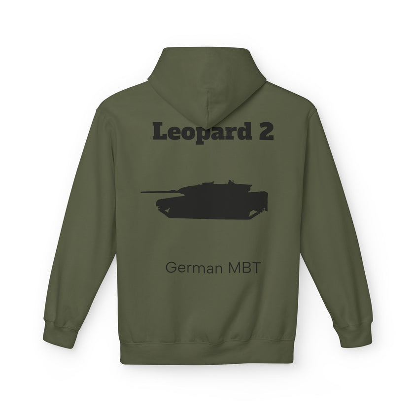 Leopard 2 German MBT Hoodie - BackPrint