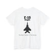 F-15 Eagle Unisex Heavy Cotton Tee - The Best Fighter in the World - BackPrint