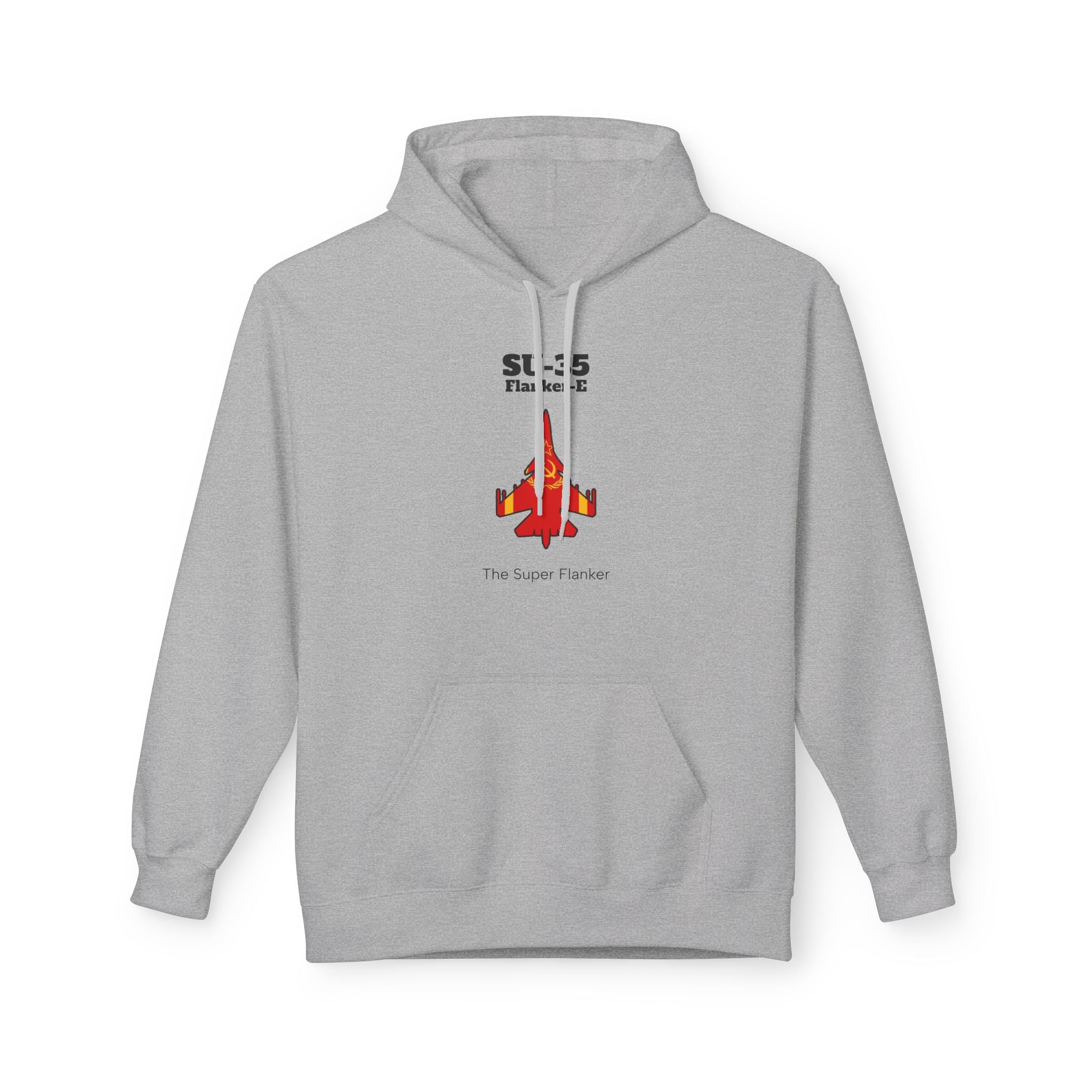 SU-35 Flanker-E Hoodie front print