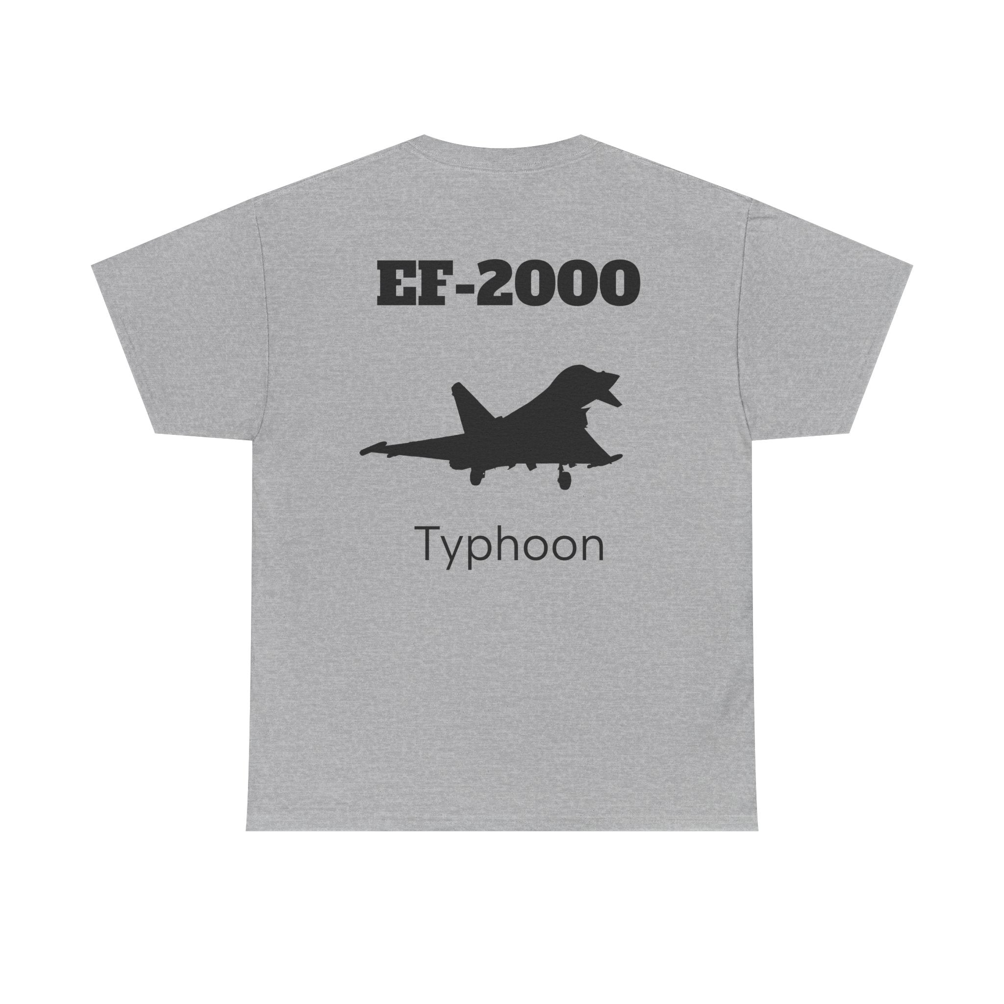 EF-2000 Typhoon Unisex Heavy Cotton Tee - Aviation Enthusiast Shirt
