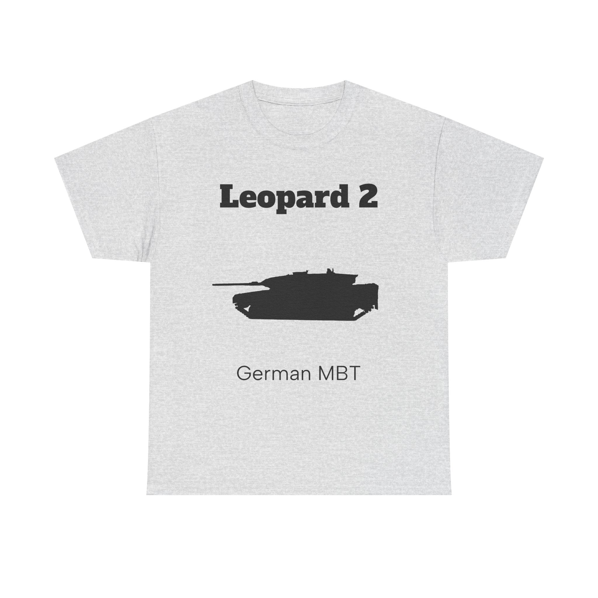 Leopard 2 German MBT T-Shirt  - FrontPrint
