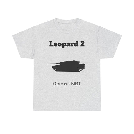 Leopard 2 German MBT T-Shirt  - FrontPrint