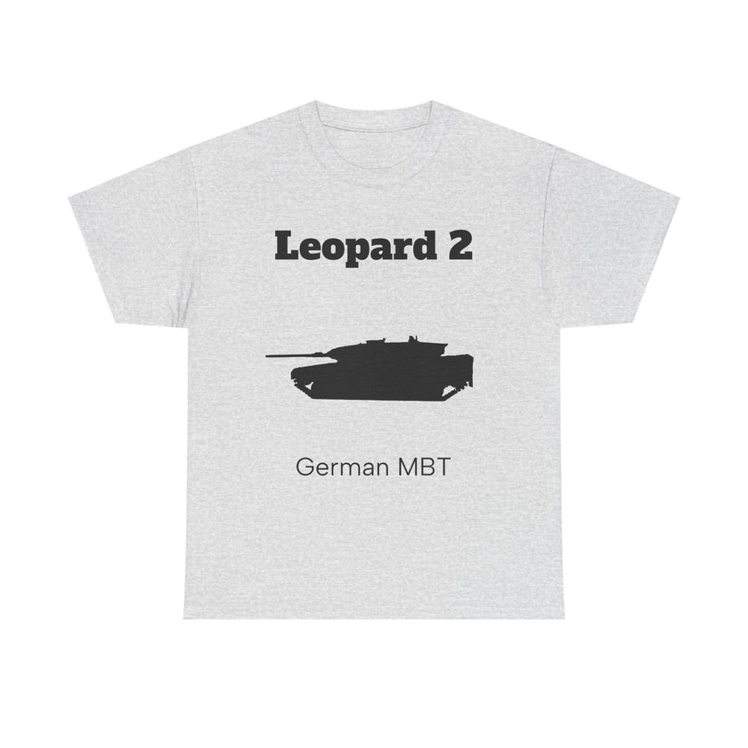 Leopard 2 German MBT T-Shirt  - FrontPrint