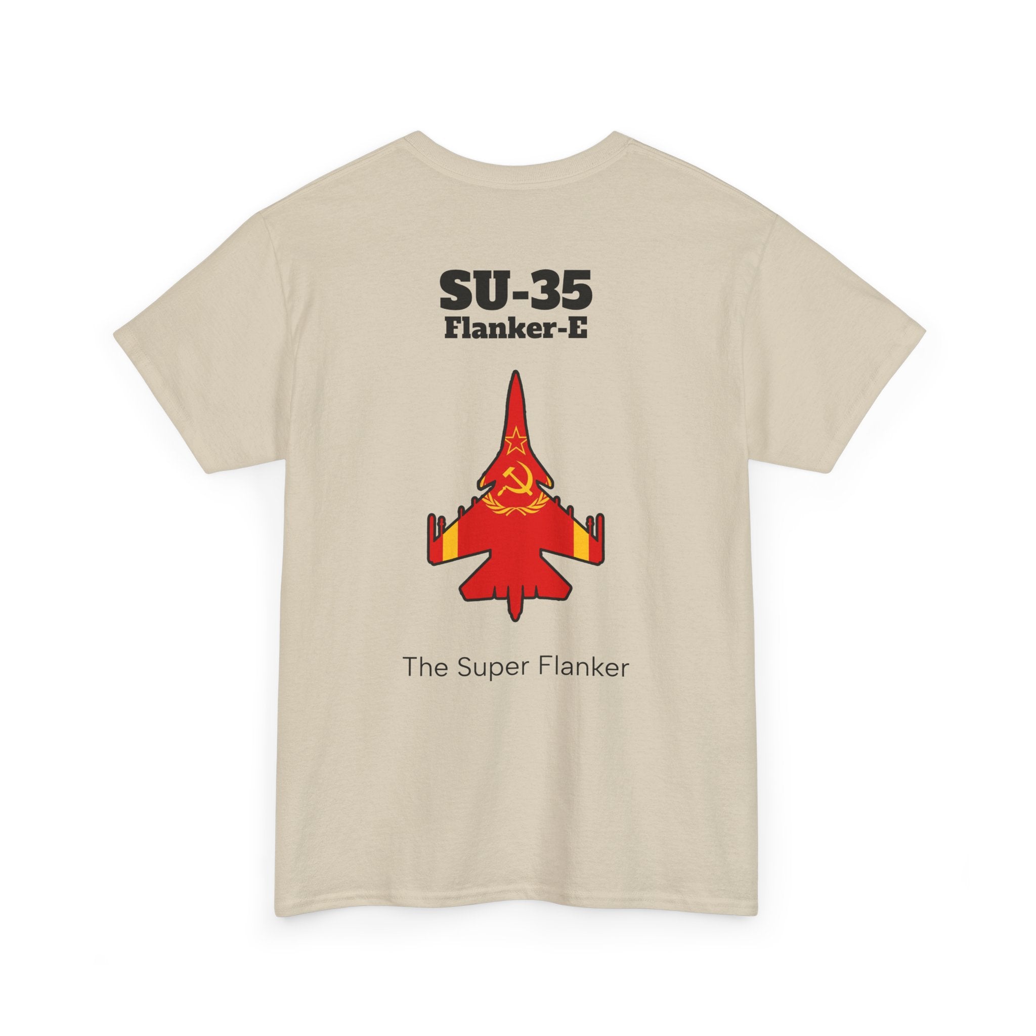 SU-35 Flanker-E T-Shirt back print