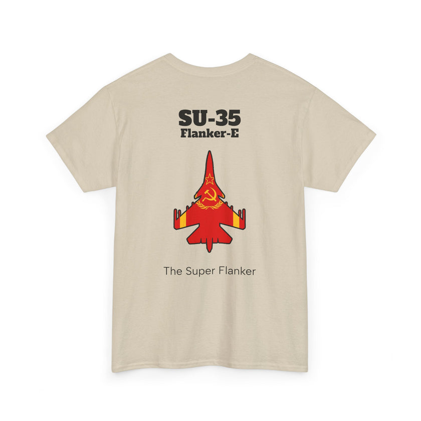 SU-35 Flanker-E T-Shirt back print