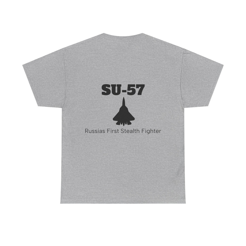 SU-57 Stealth Fighter Tee - BackPrint