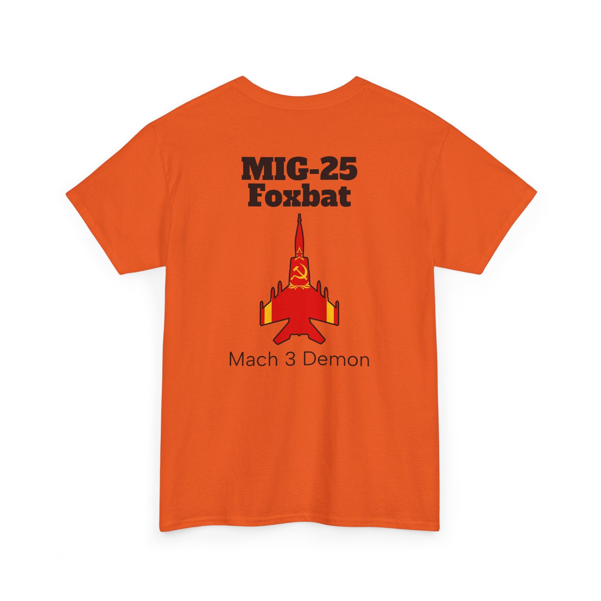 MIG-25 Foxbat T-Shirt back print
