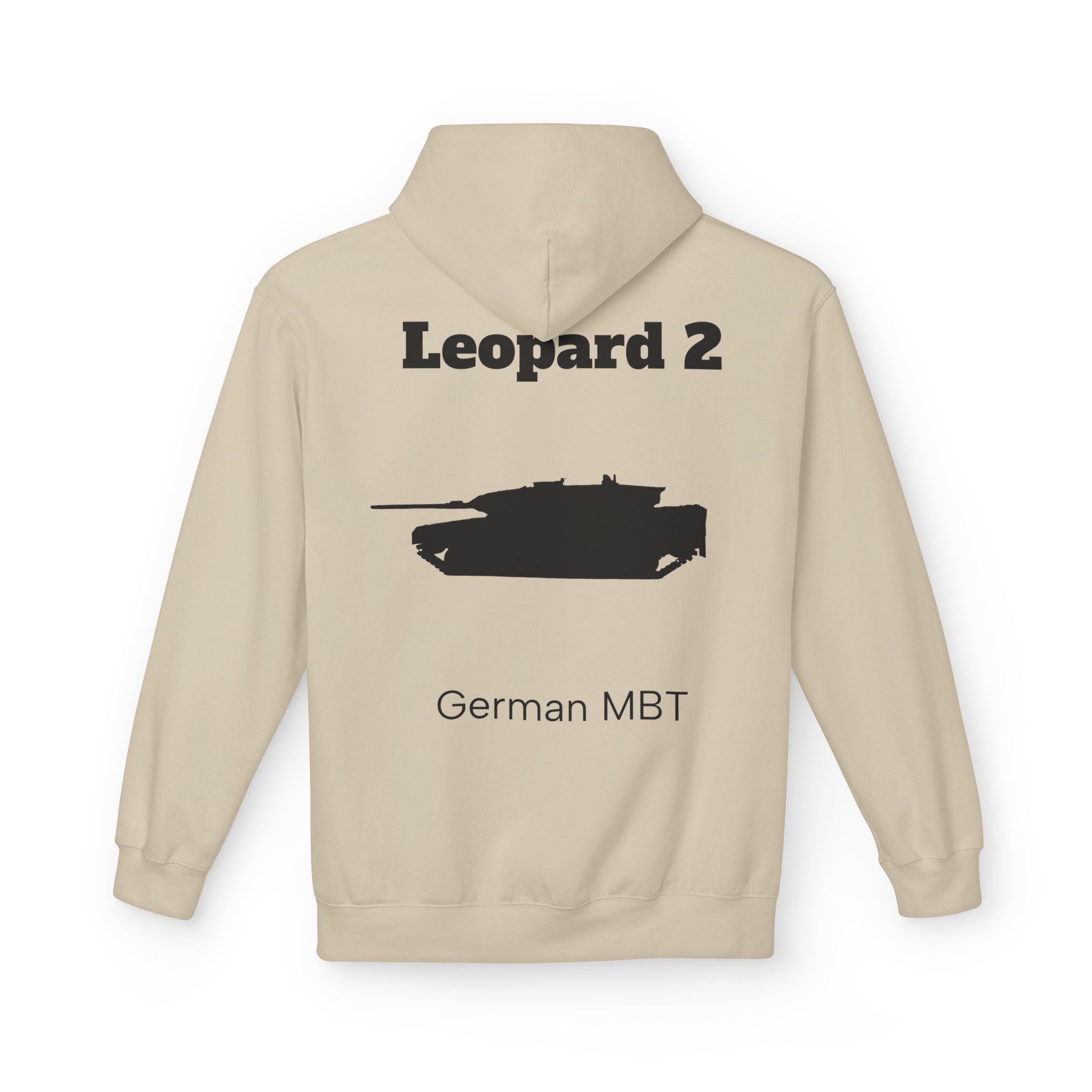 Leopard 2 German MBT Hoodie - BackPrint
