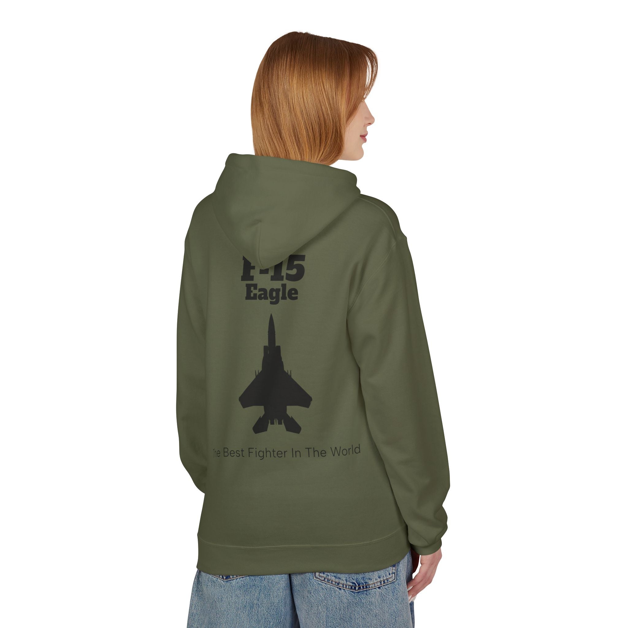 F-15 Eagle Fighter Hoodie - BackPrint