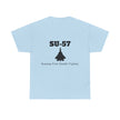 SU-57 Stealth Fighter Tee - BackPrint