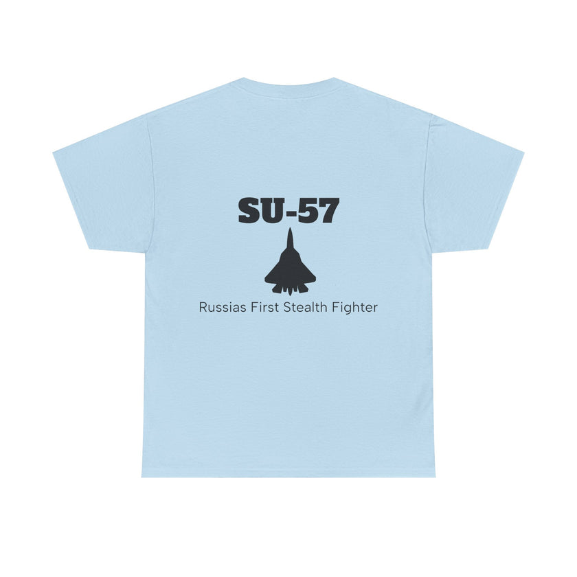 SU-57 Stealth Fighter Tee - BackPrint
