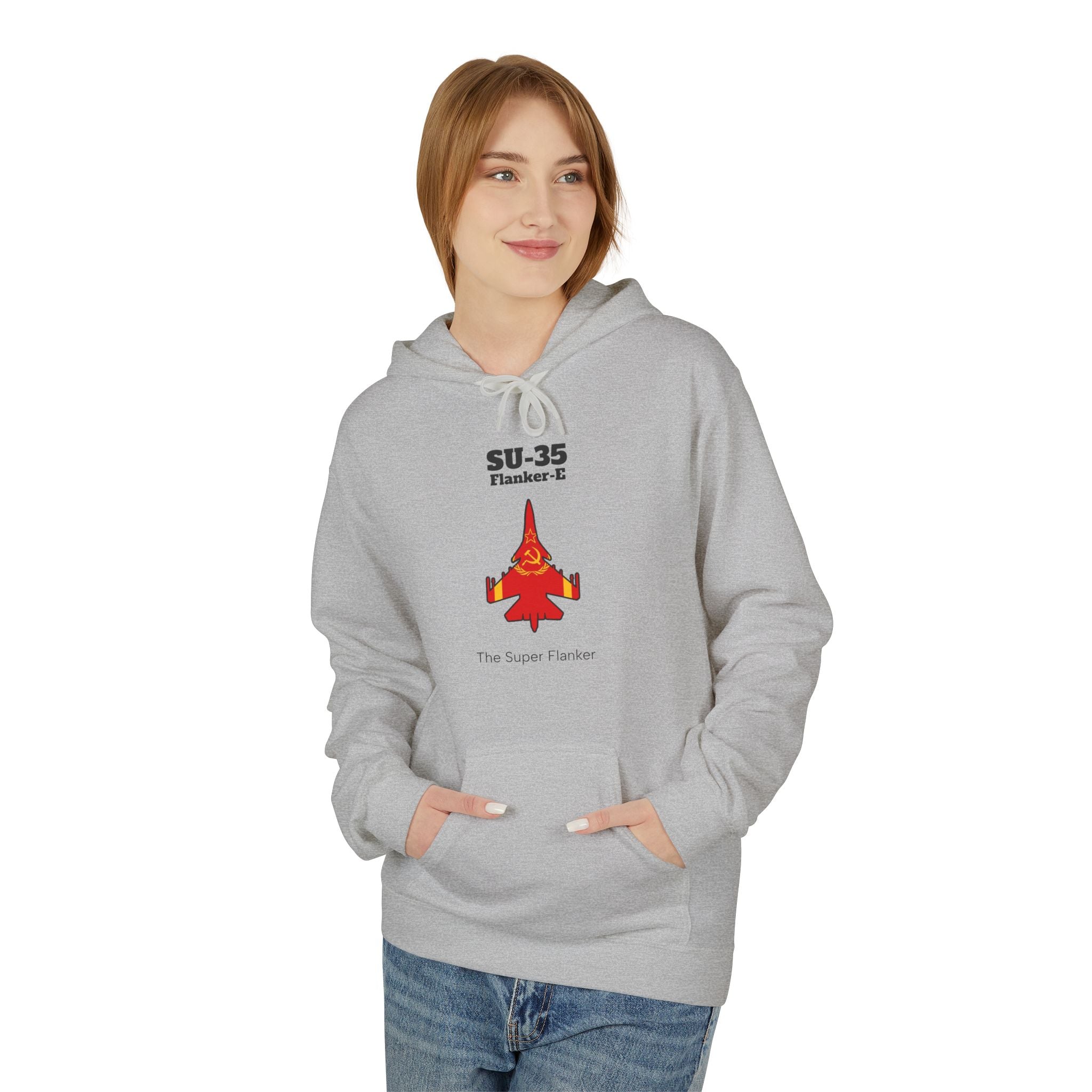 SU-35 Flanker-E Hoodie front print