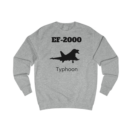 EF-2000 Typhoon Unisex Sweatshirt for Aviation Enthusiasts