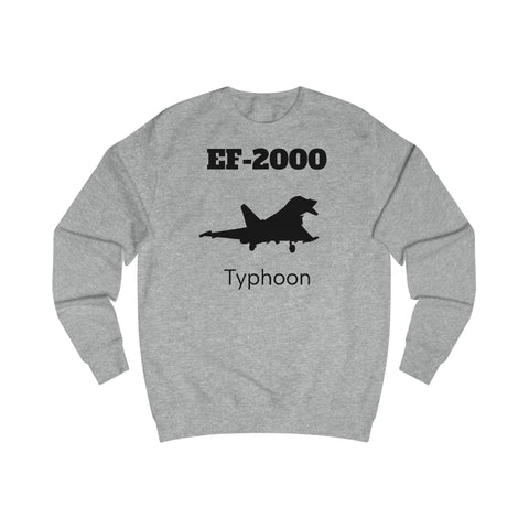 EF-2000 Typhoon Unisex Sweatshirt for Aviation Enthusiasts