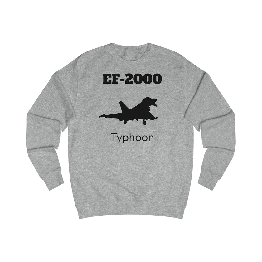 EF-2000 Typhoon Unisex Sweatshirt for Aviation Enthusiasts