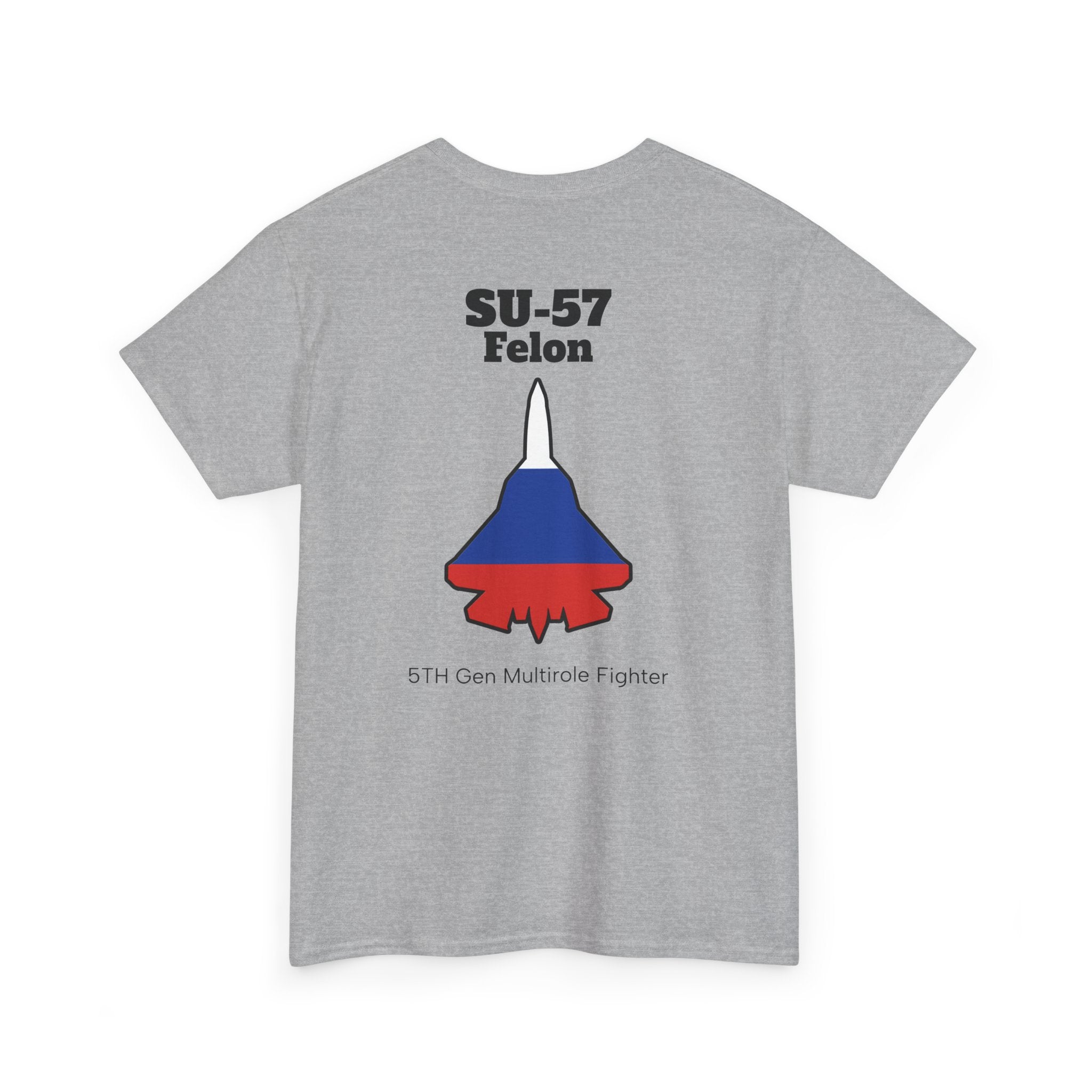 SU-57 Felon T-Shirt backprint