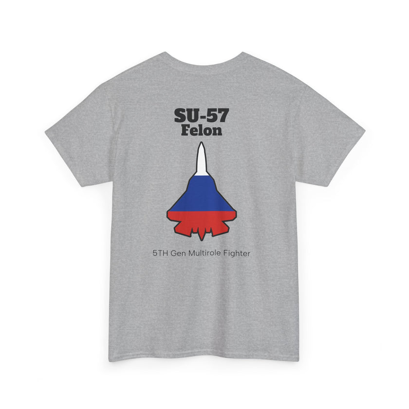 SU-57 Felon T-Shirt backprint