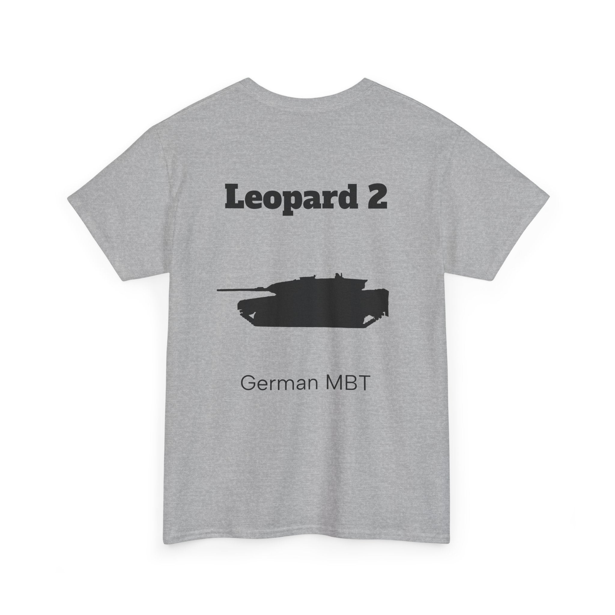 Leopard 2 Tank Unisex Heavy Cotton Tee - BackPrint
