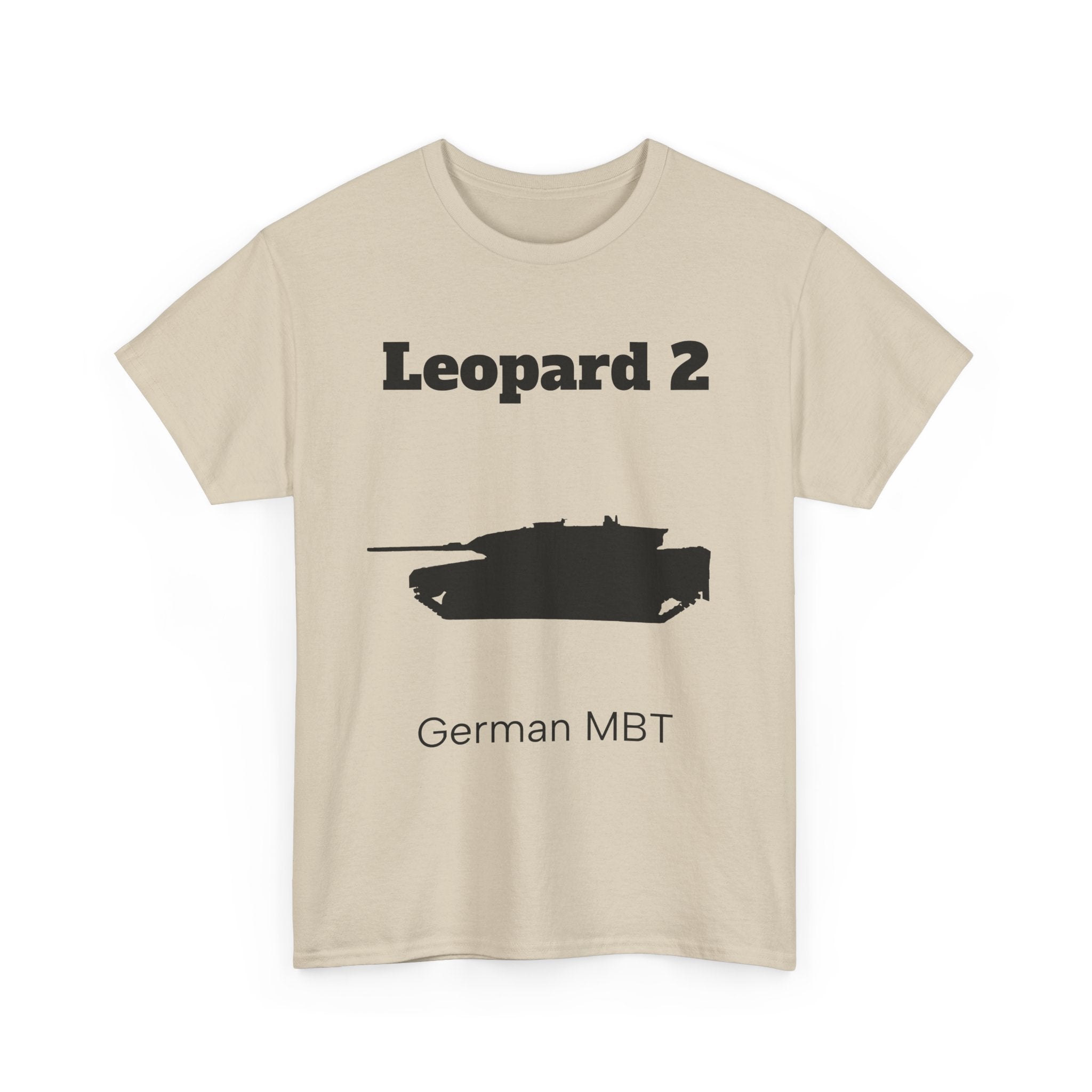 Leopard 2 German MBT T-Shirt  - FrontPrint