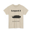 Leopard 2 German MBT T-Shirt  - FrontPrint