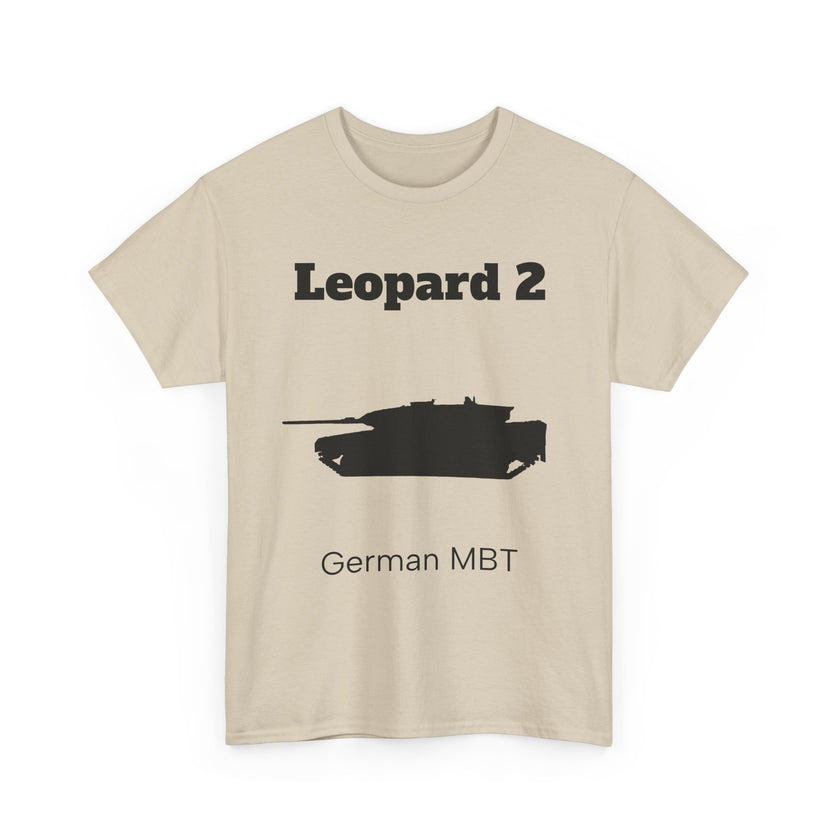 Leopard 2 German MBT T-Shirt  - FrontPrint