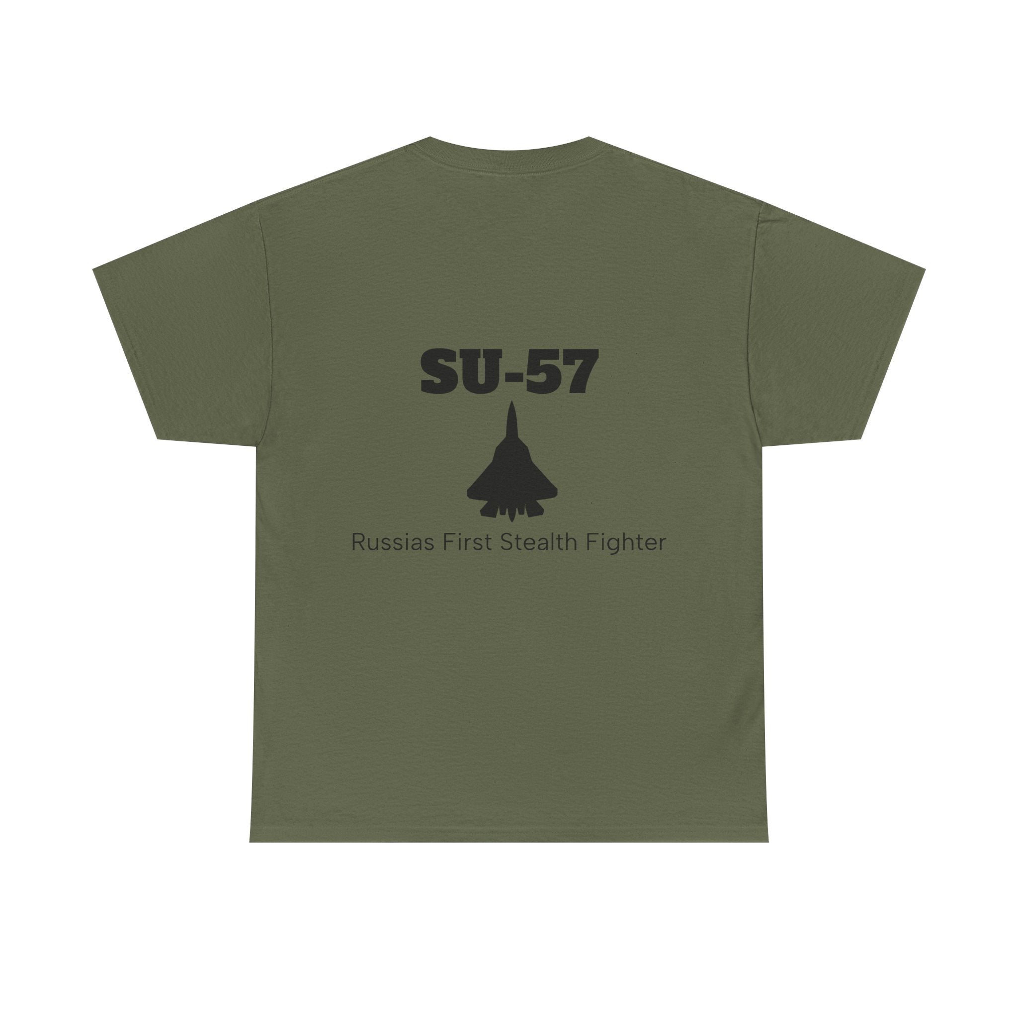 SU-57 Stealth Fighter Tee - BackPrint