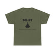 SU-57 Stealth Fighter Tee - BackPrint
