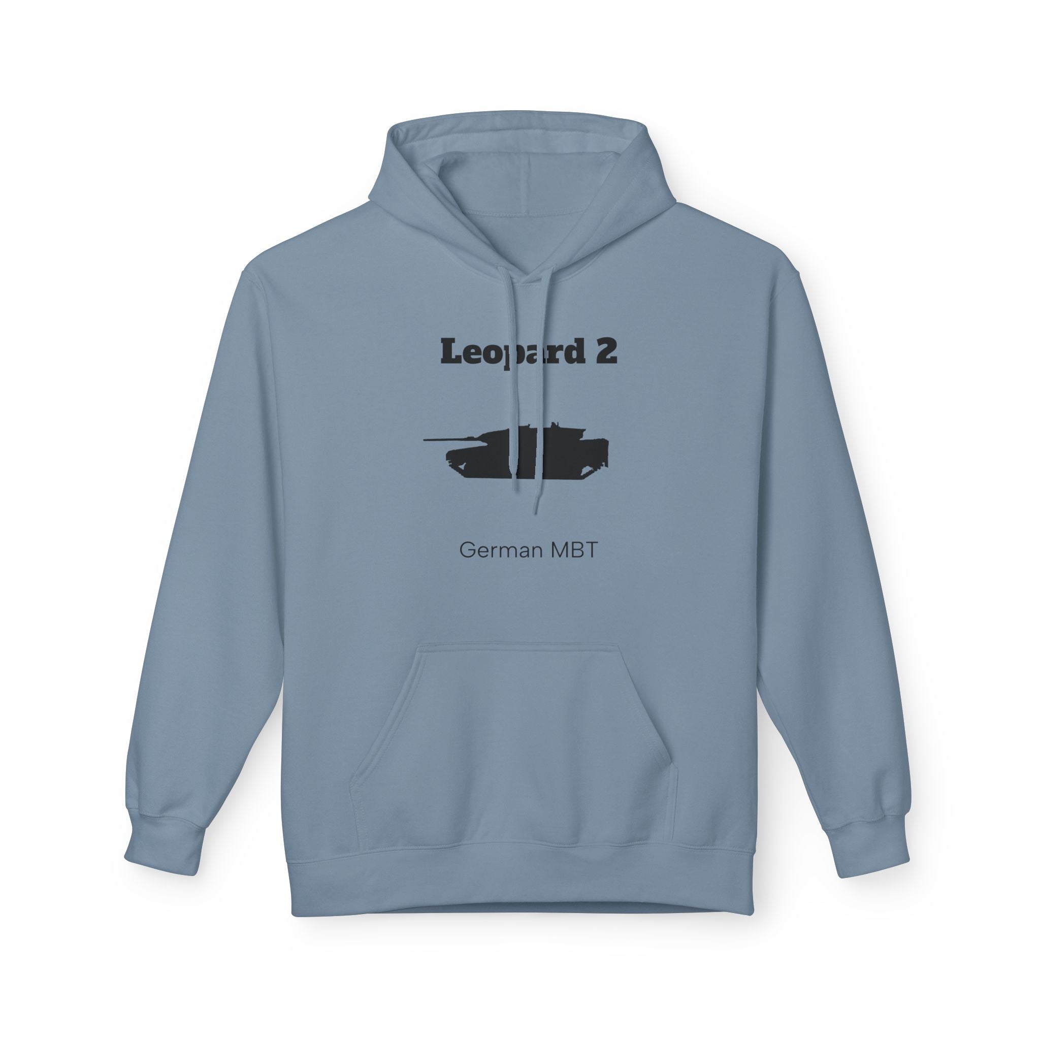 Leopard 2 Tank Hoodie - Front Print