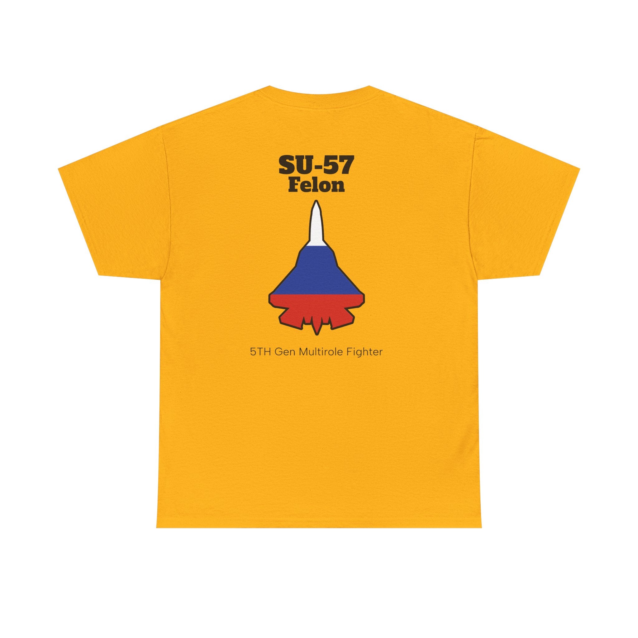 SU-57 Felon T-Shirt backprint