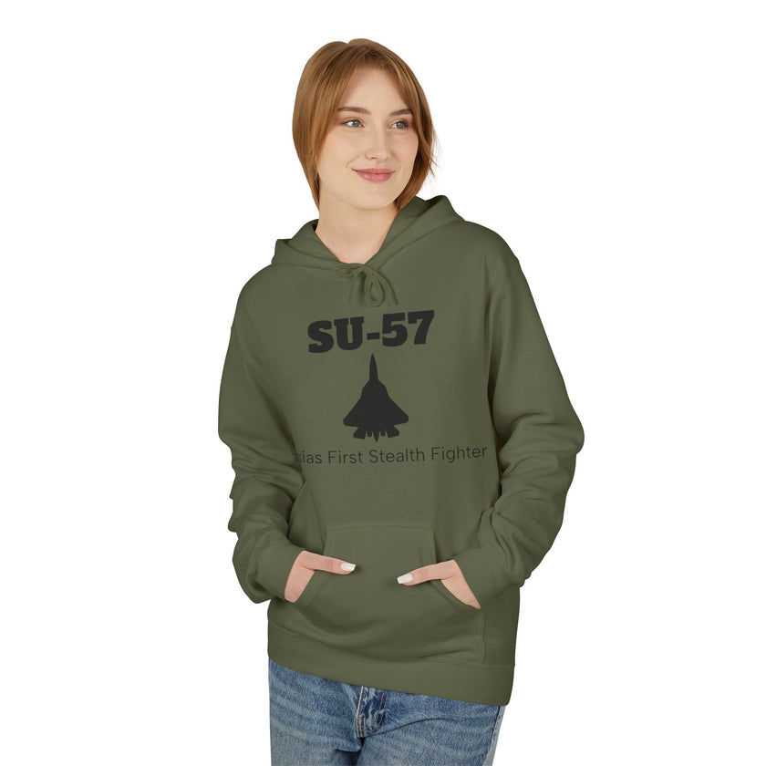 SU-57 Fighter Jet Hoodie - FrontPrint