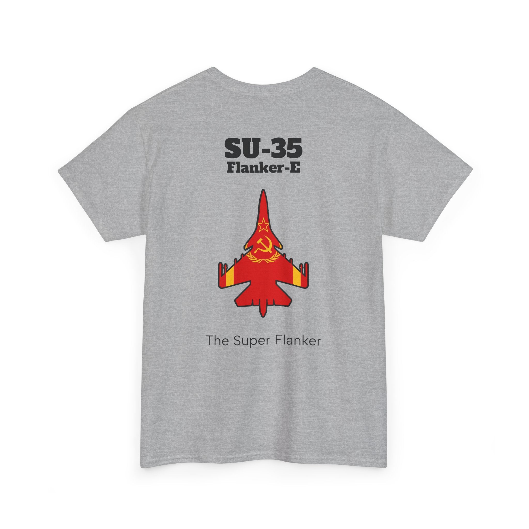 SU-35 Flanker-E T-Shirt back print