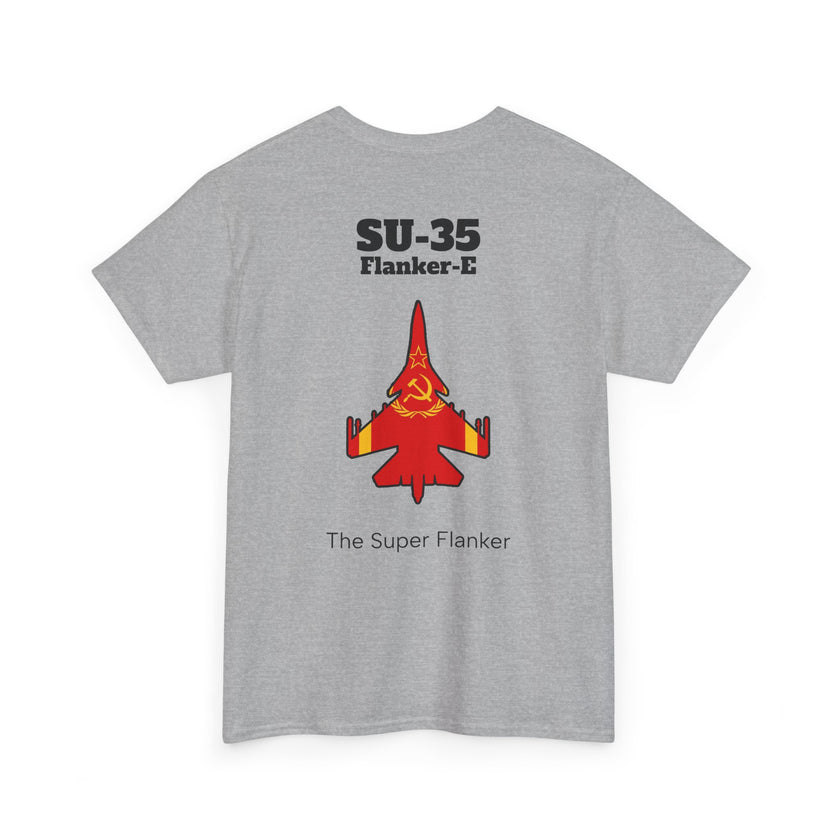 SU-35 Flanker-E T-Shirt back print