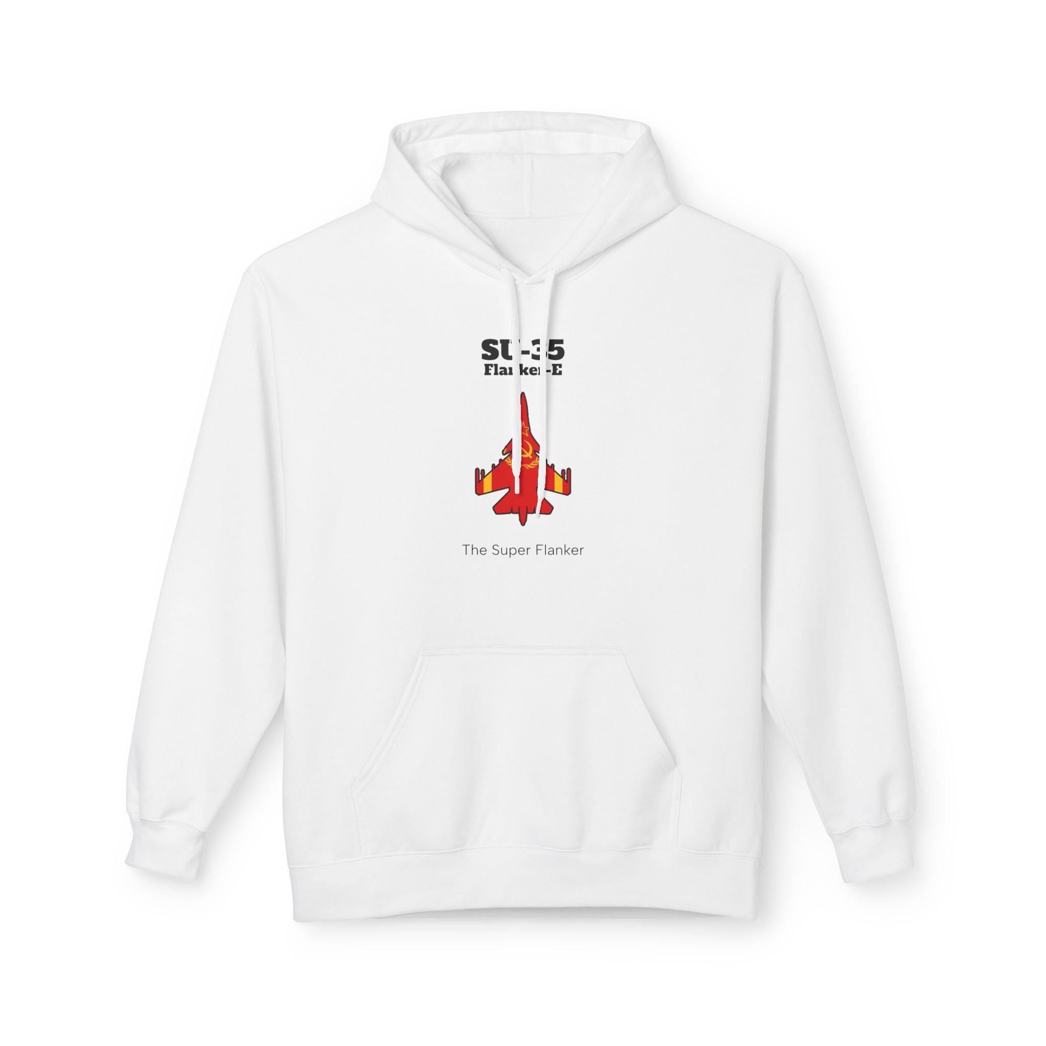 SU-35 Flanker-E Hoodie front print