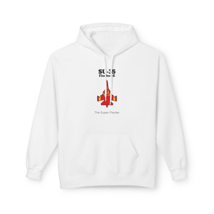 SU-35 Flanker-E Hoodie front print