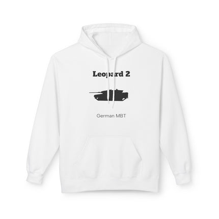 Leopard 2 Tank Hoodie - Front Print