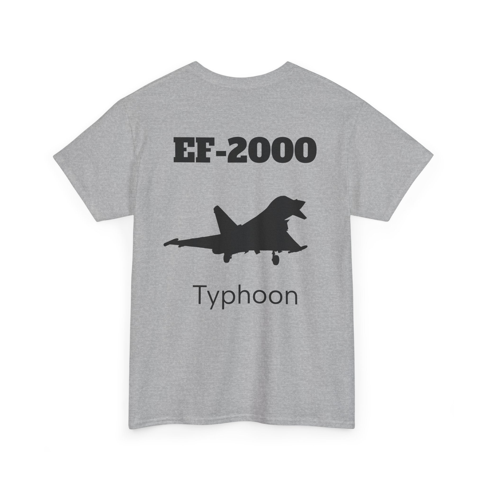 EF-2000 Typhoon Unisex Heavy Cotton Tee - Aviation Enthusiast Shirt