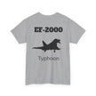 EF-2000 Typhoon Unisex Heavy Cotton Tee - Aviation Enthusiast Shirt