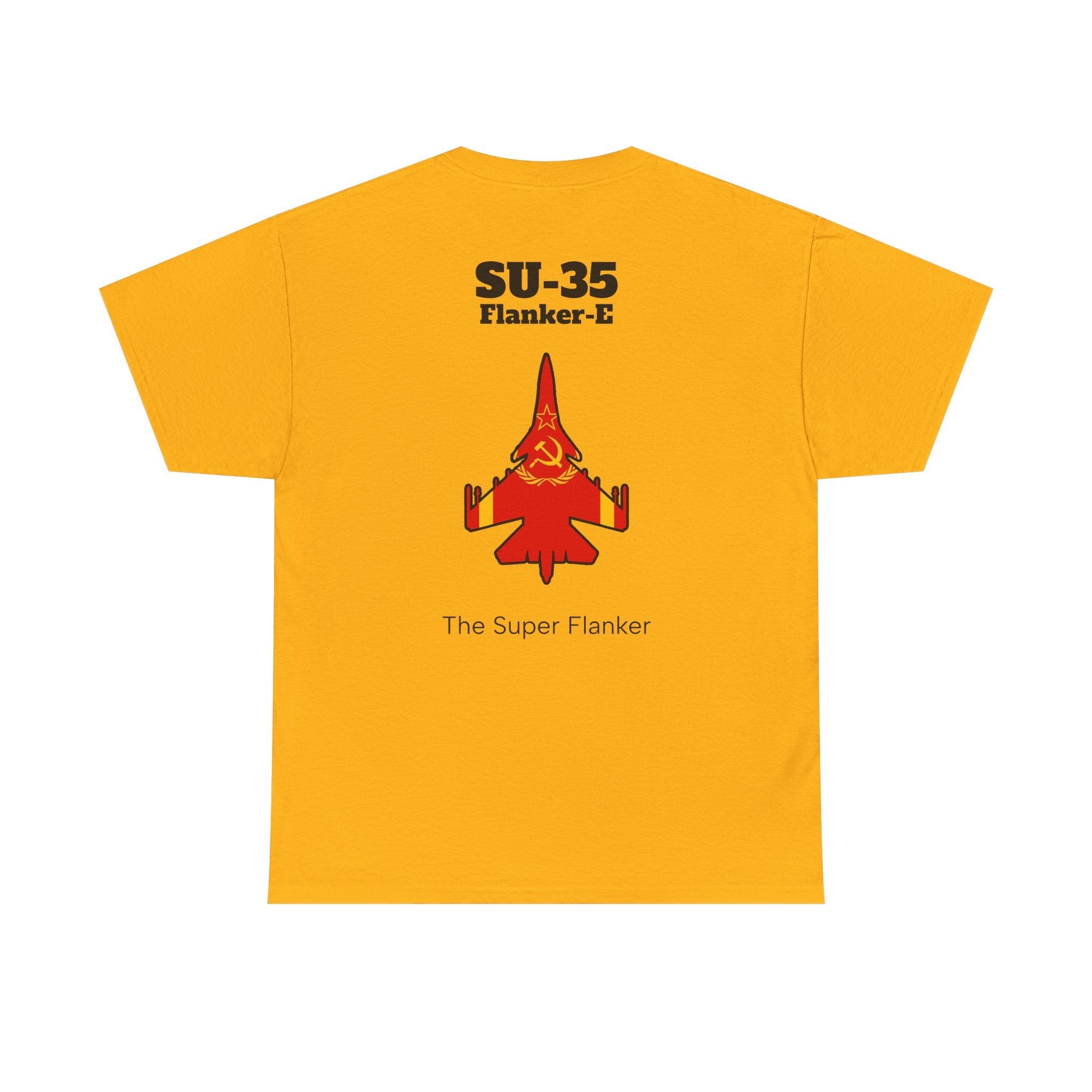 SU-35 Flanker-E T-Shirt back print