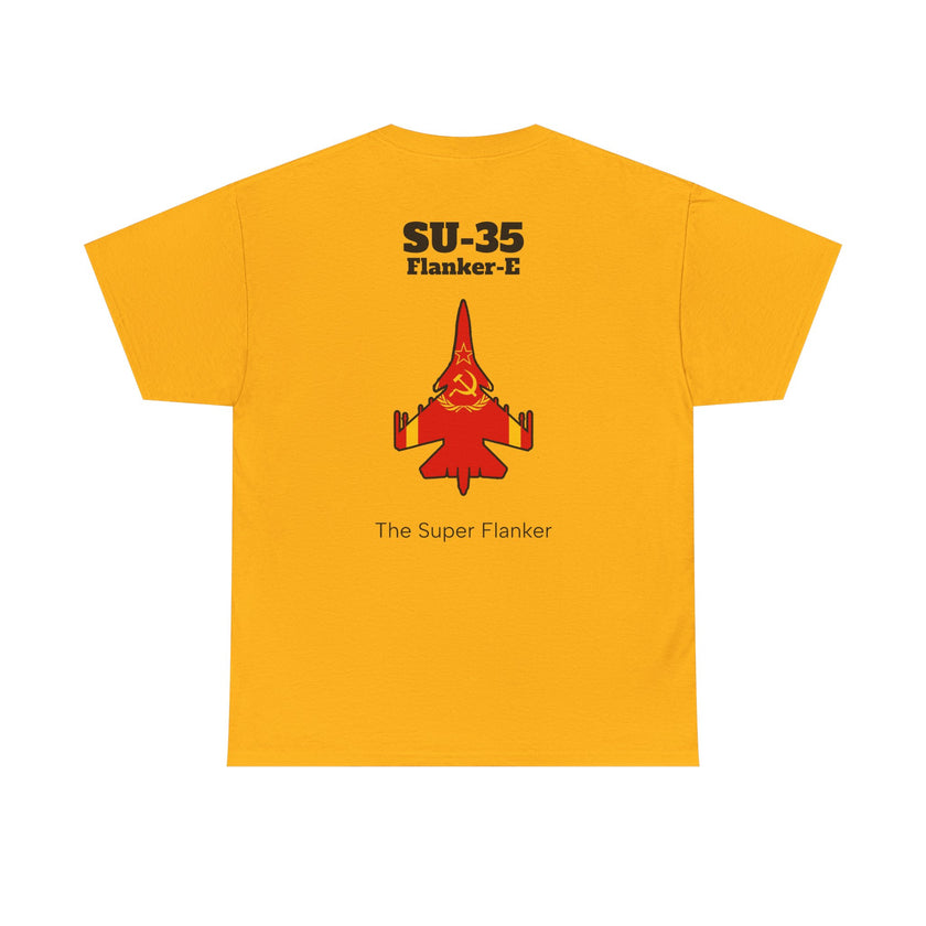 SU-35 Flanker-E T-Shirt back print