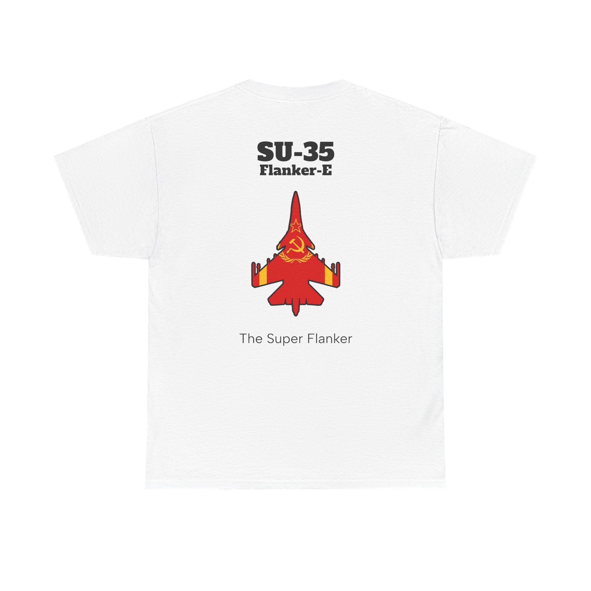 SU-35 Flanker-E T-Shirt back print