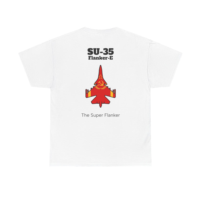 SU-35 Flanker-E T-Shirt back print