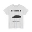 Leopard 2 German MBT T-Shirt  - FrontPrint
