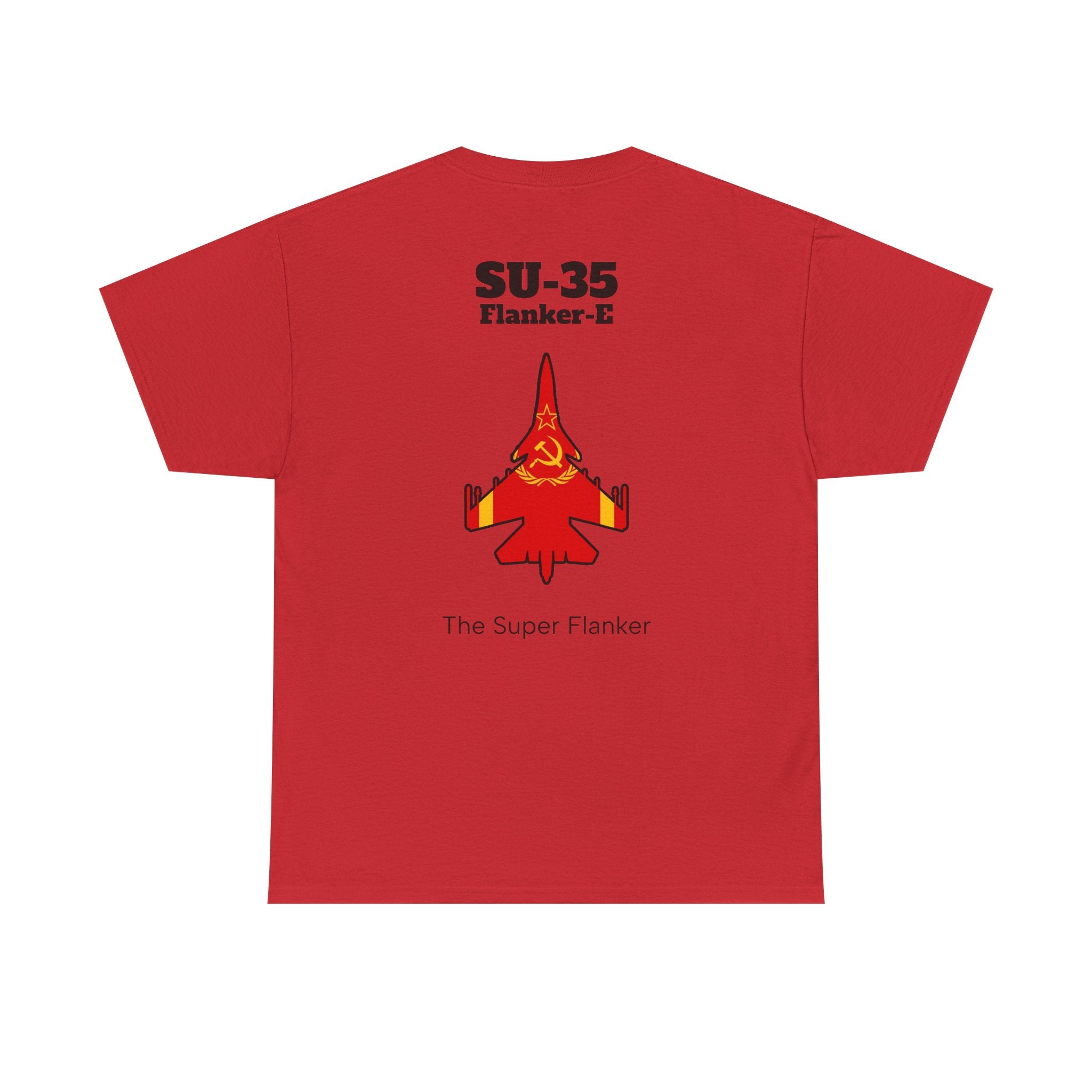 SU-35 Flanker-E T-Shirt back print