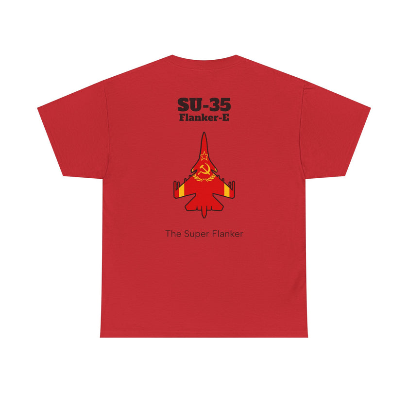 SU-35 Flanker-E T-Shirt back print