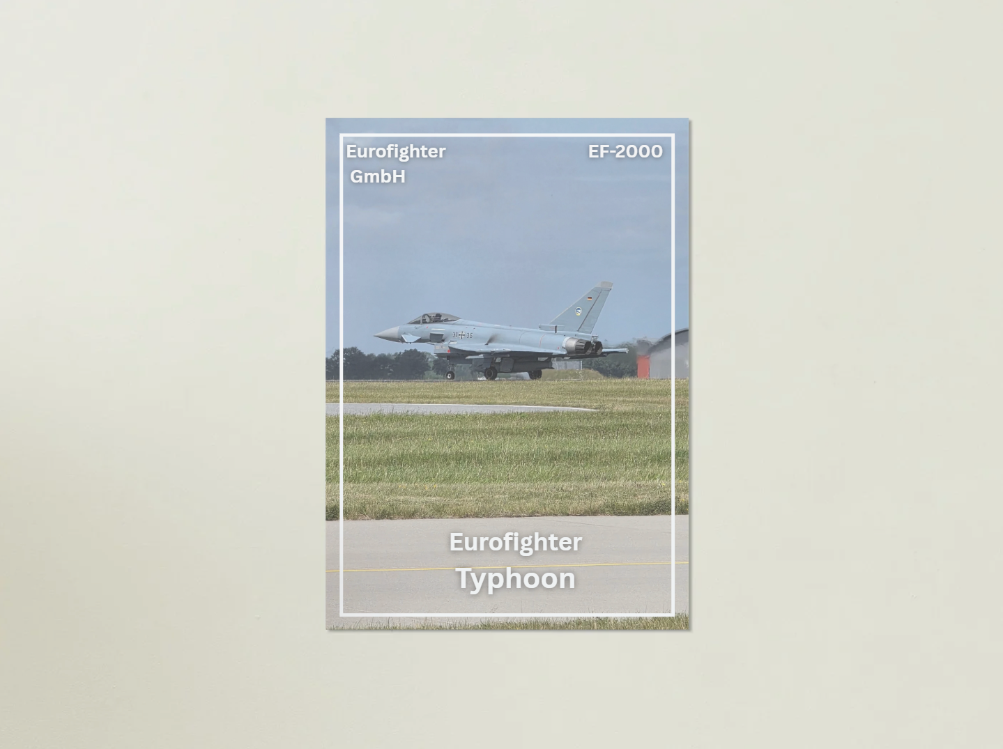 Eurofighter typhoon poster